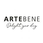 Logo von Artebene mit dem Schriftzug 'Delight your day' in stilvoller Schriftart.